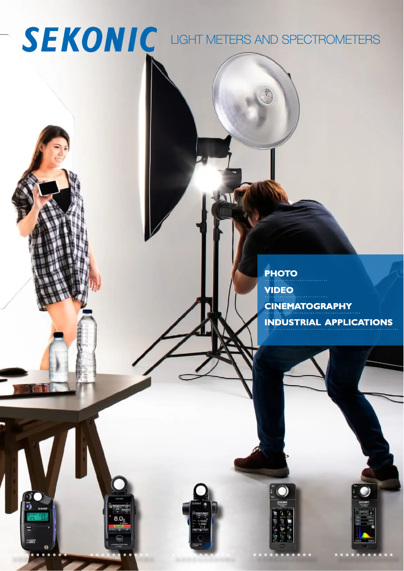 Page 1 de la notice Brochure Sekonic TwinMate L-208