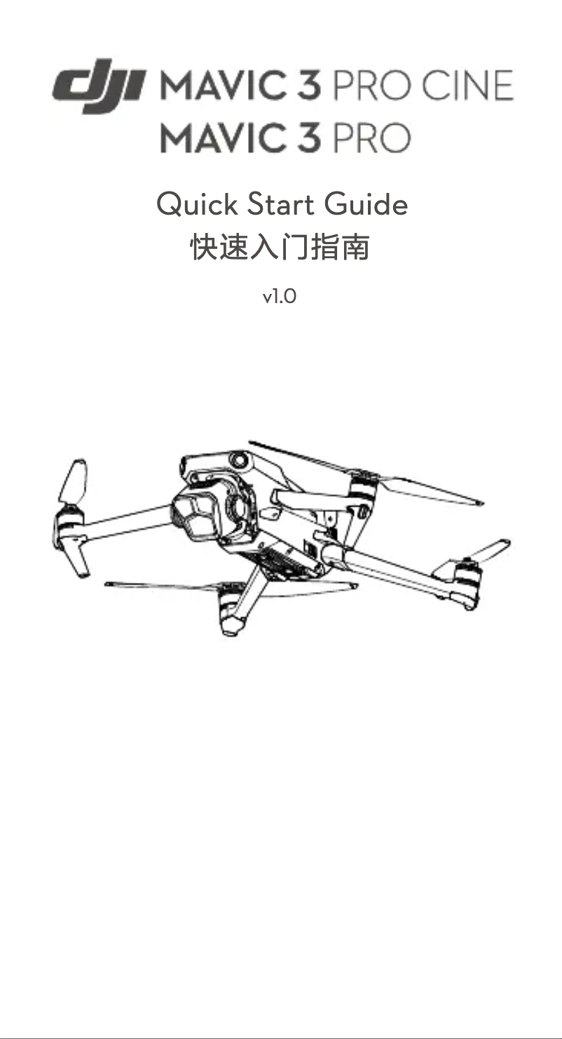 Page 1 de la notice Manuel utilisateur DJI RC Pro