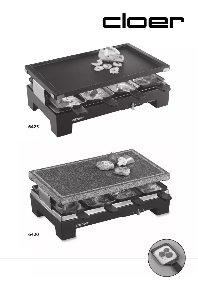 Page 1 de la notice Manuel utilisateur Cloer 6420