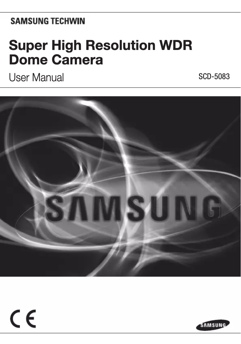 Page 1 de la notice Manuel utilisateur Hanwha SCD-5083