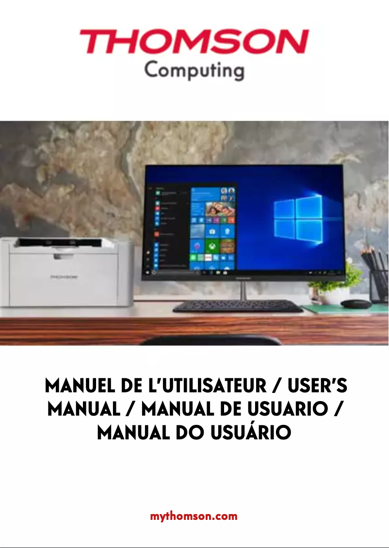 Page 1 de la notice Manuel utilisateur Thomson AIO 24