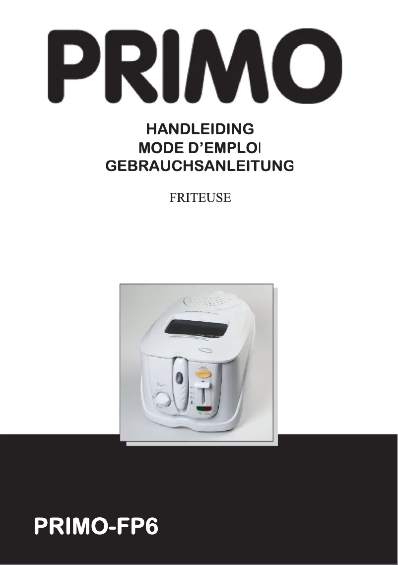 Page 1 de la notice Manuel utilisateur Primo FP6