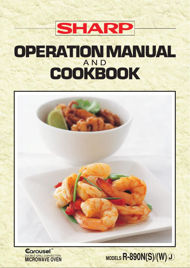 Página 1 del manual Manual de usuario Sharp R-890NS