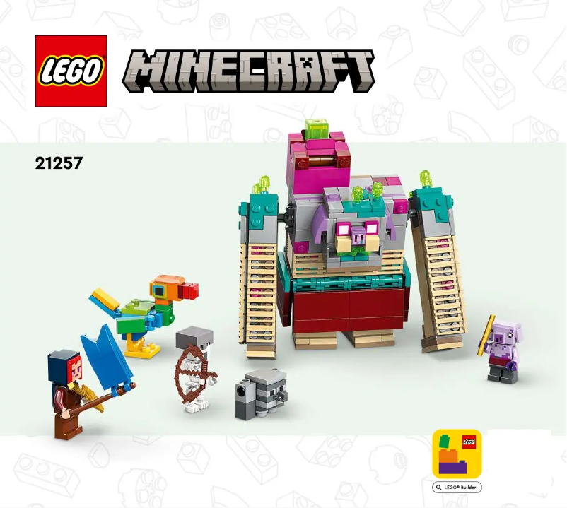 Página 1 del manual Manual de usuario Lego Minecraft 21257