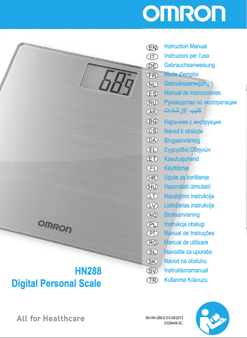 Page 1 de la notice Manuel utilisateur Omron HN288