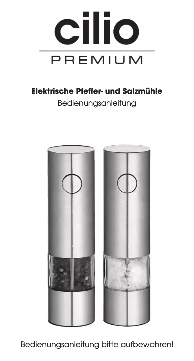 Page 1 de la notice Manuel utilisateur Cilio 614039