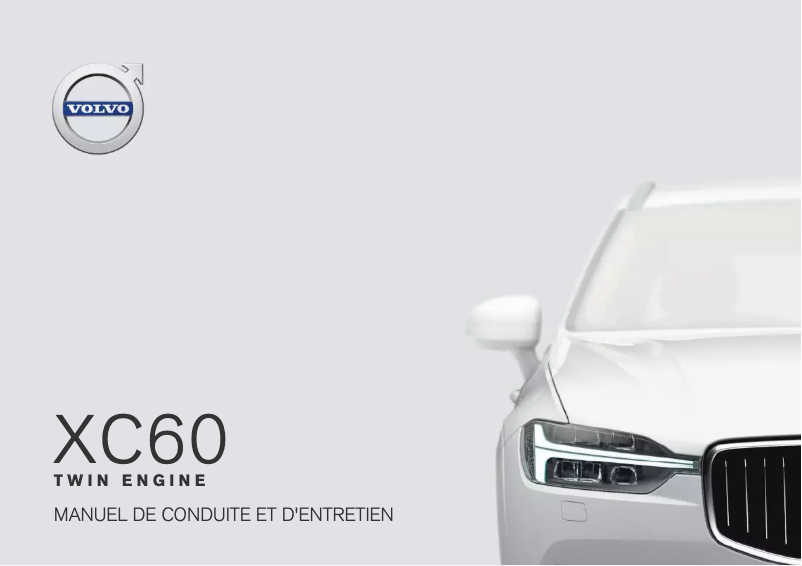 Page 1 de la notice Manuel utilisateur Volvo XC60 Twin Engine (2018)