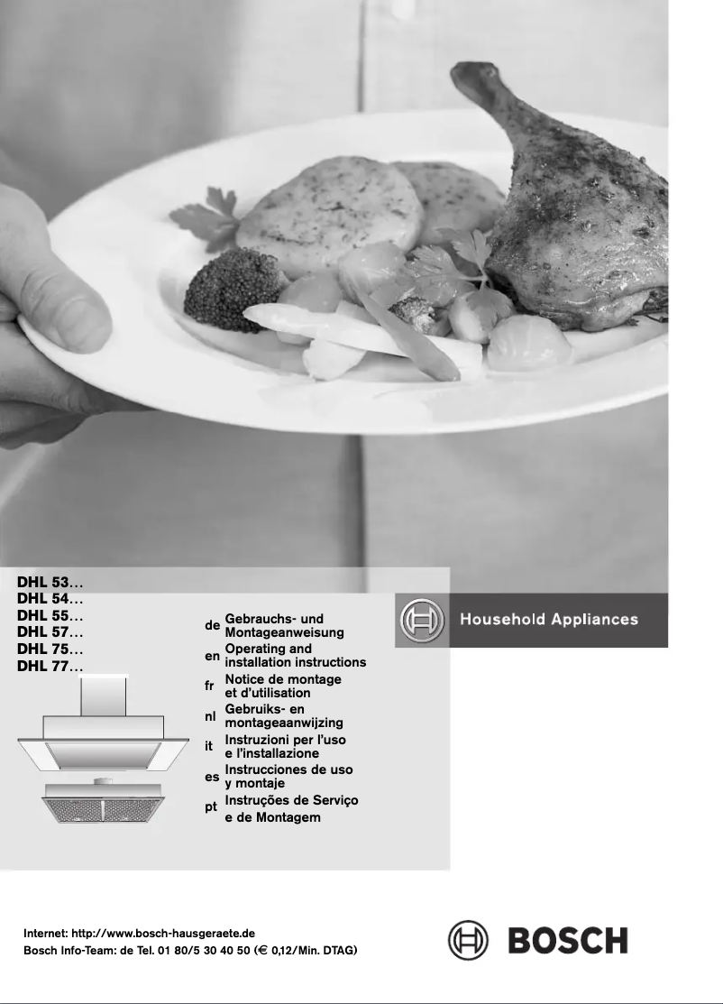 Page 1 of the manual User Manual Bosch DHL565B