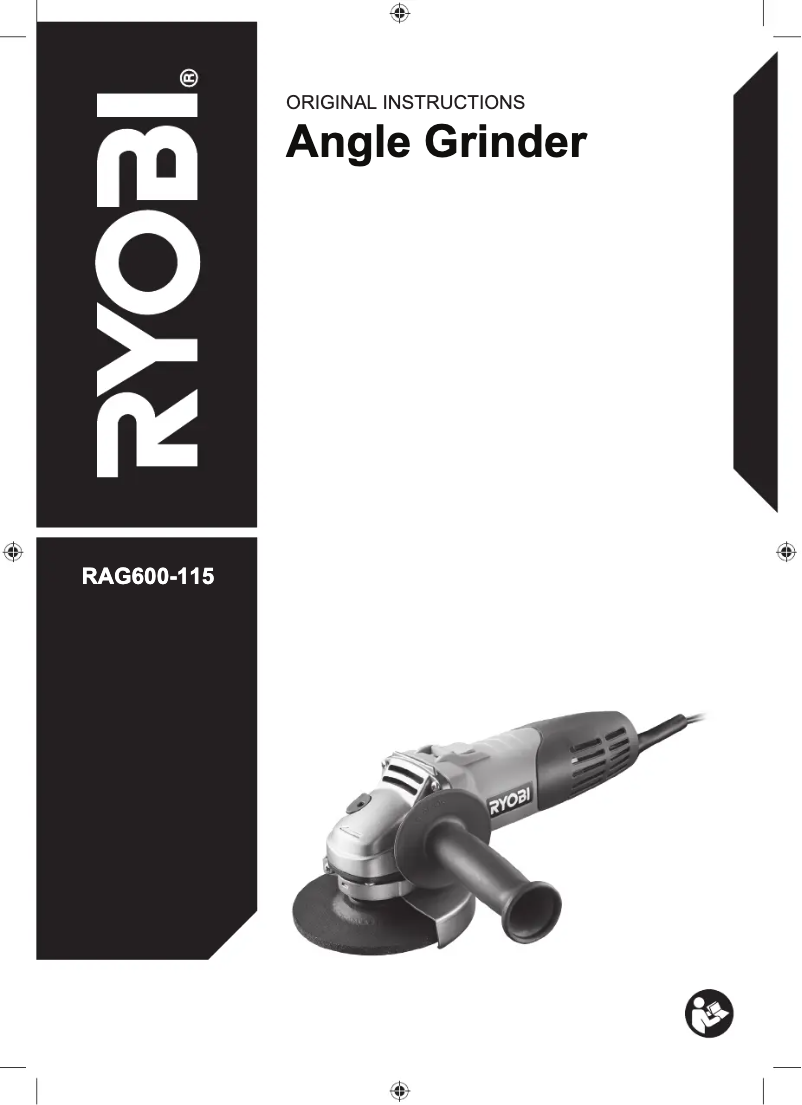 Page 1 de la notice Manuel utilisateur RYOBI RAG600