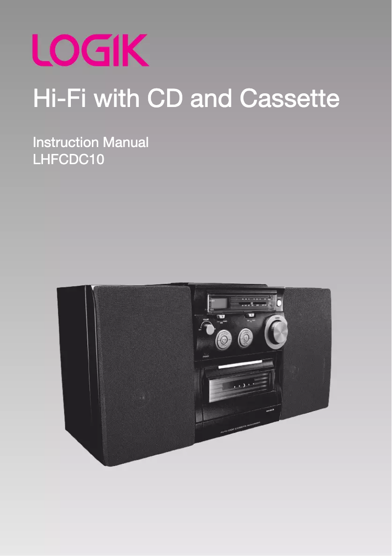 Page 1 of the manual User Manual Logik LHFCDC10