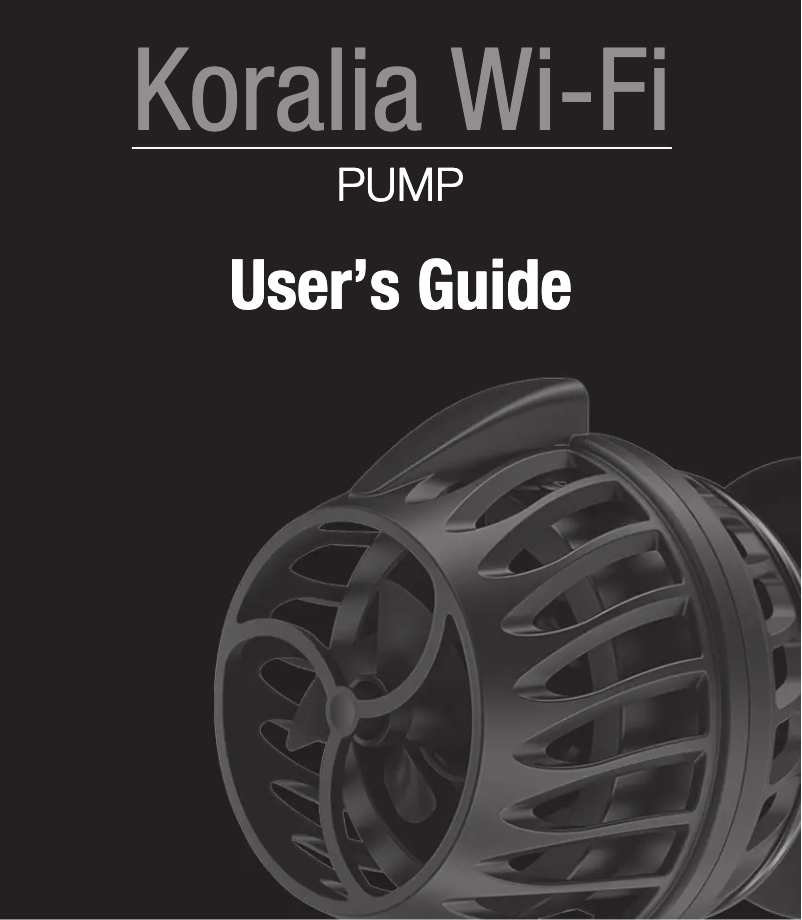 Page 1 of the manual User Manual Ferplast Koralia Wi-Fi