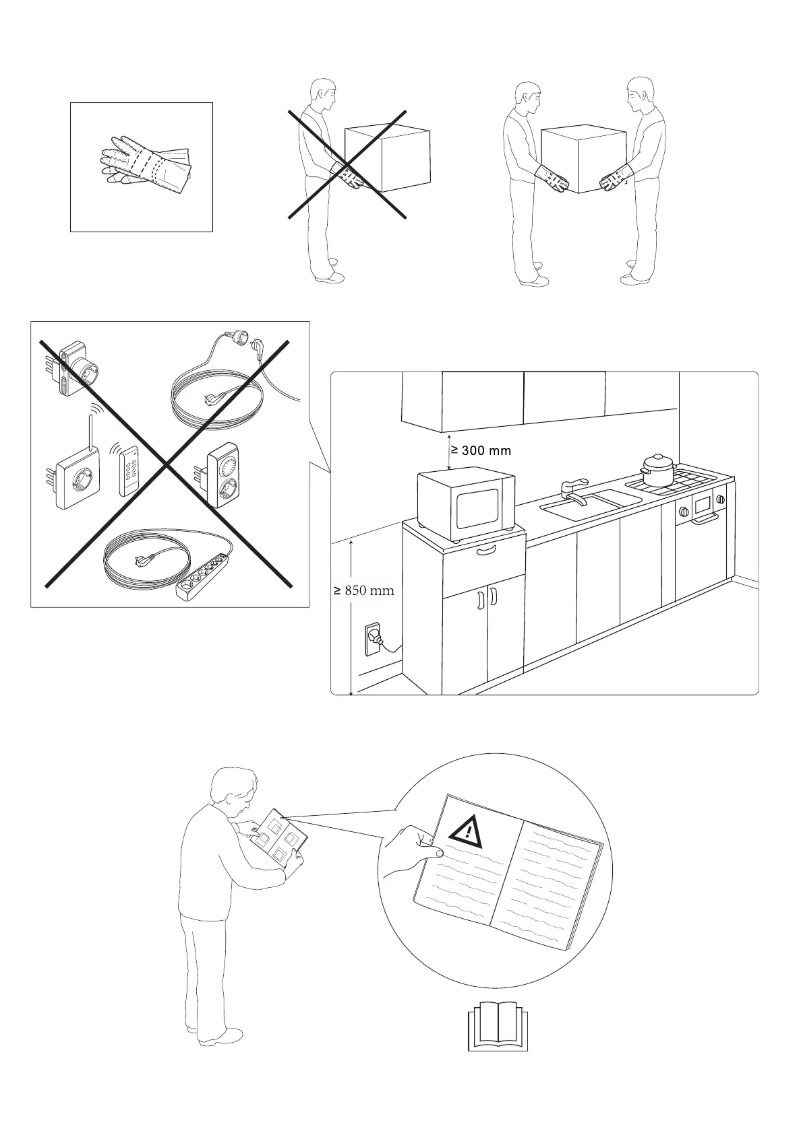 Página 1 del manual Instrucciones de seguridad Whirlpool MWF 259 B