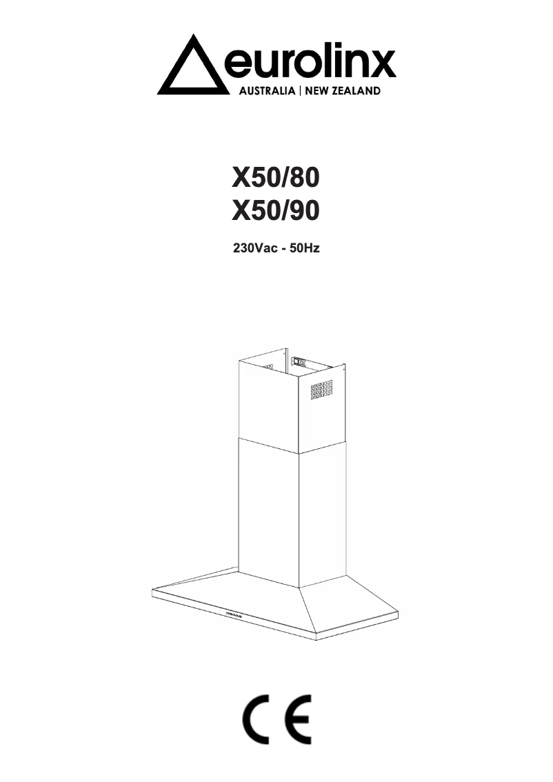 Page 1 de la notice Manuel utilisateur Ilve X50