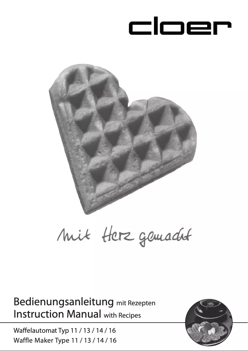 Page 1 de la notice Manuel utilisateur Cloer 1445