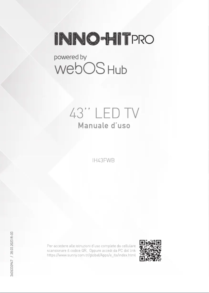 Página 1 del manual Manual de usuario Inno-Hit IH43FWB