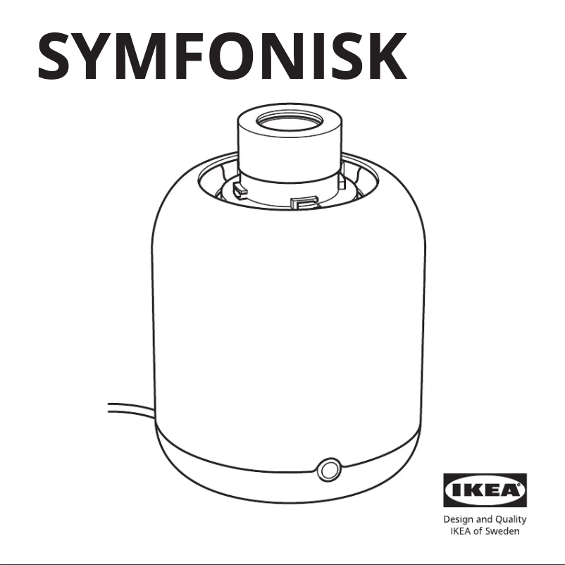 Page 1 de la notice Manuel utilisateur Ikea SYMFONISK 104.873.07