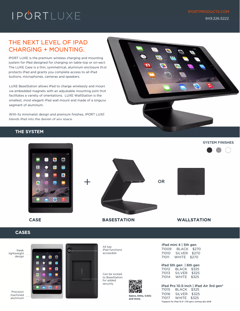 Page 1 de la notice Manuel utilisateur iPort 71000