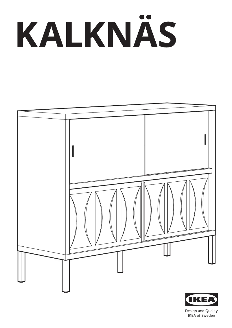 Page 1 de la notice Manuel utilisateur Ikea KALKNÄS 305.692.36