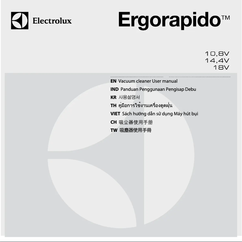 Página 1 del manual Manual de usuario Electrolux Ergorapido 4 ZB3107