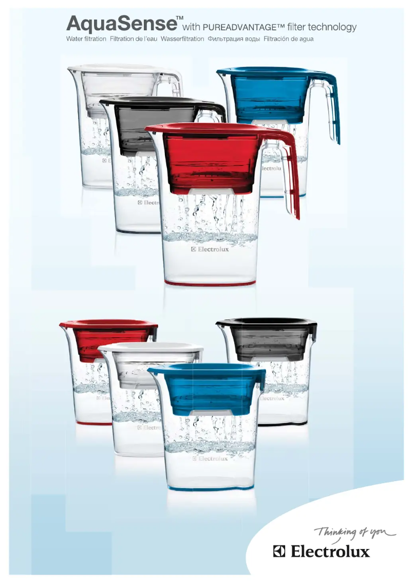 Página 1 del manual Manual de usuario Electrolux AquaSense EWFLJ3