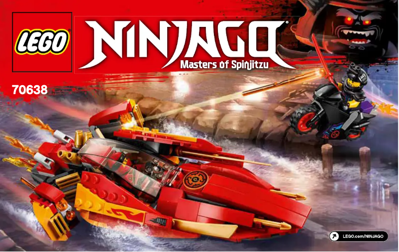Page 1 of the manual Visual Instructions Lego Ninjago 70638