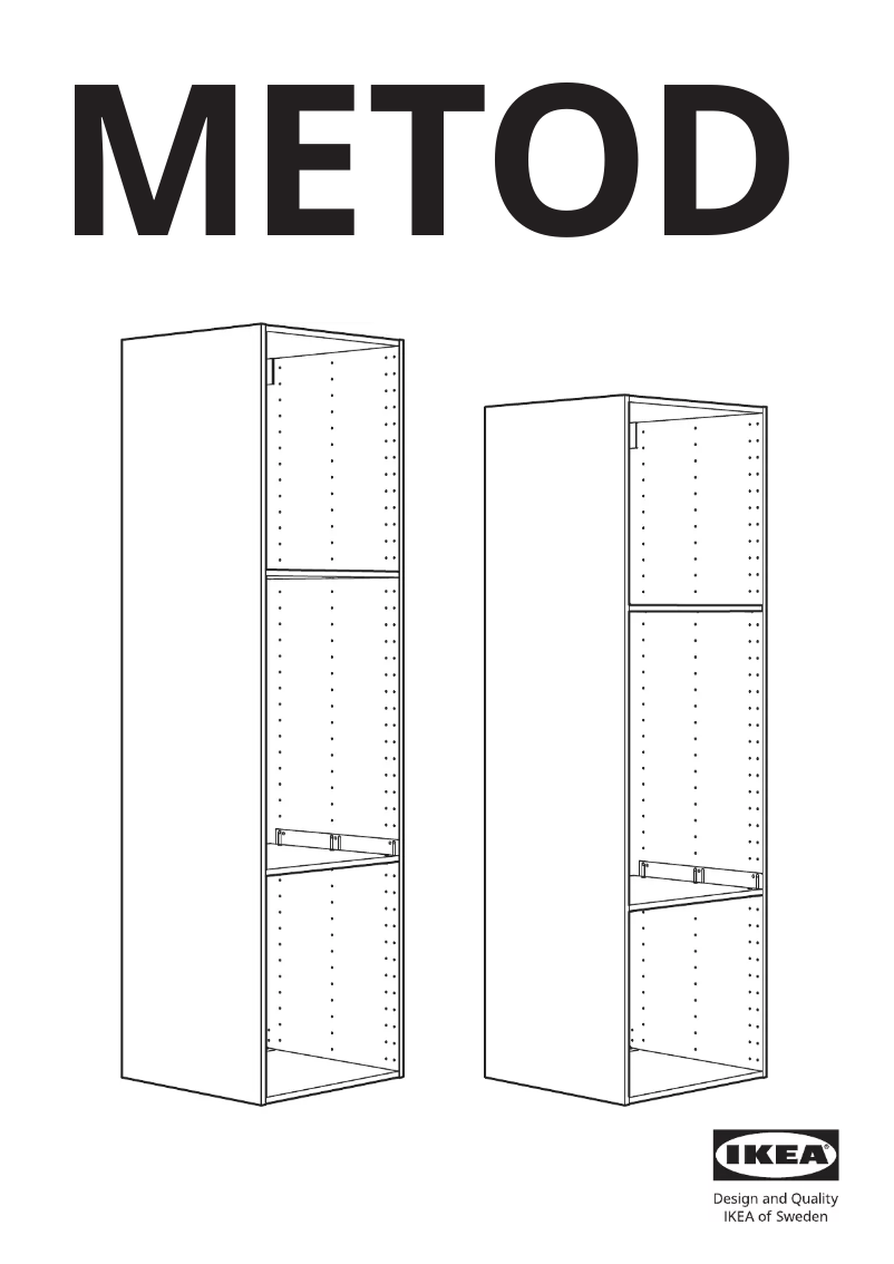 Page 1 de la notice Instructions / montage Ikea MAXIMERA