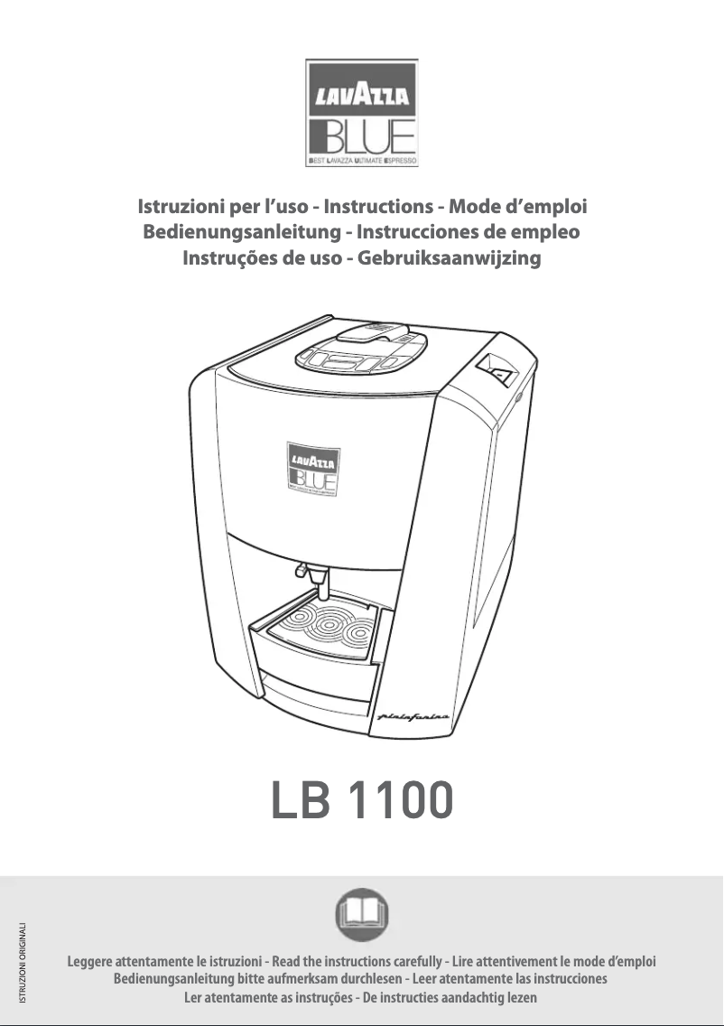 Page 1 de la notice Manuel utilisateur Lavazza LB 1100