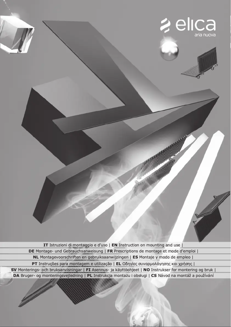 Page 1 de la notice Manuel utilisateur Elica ILLUSION PRF0172647A