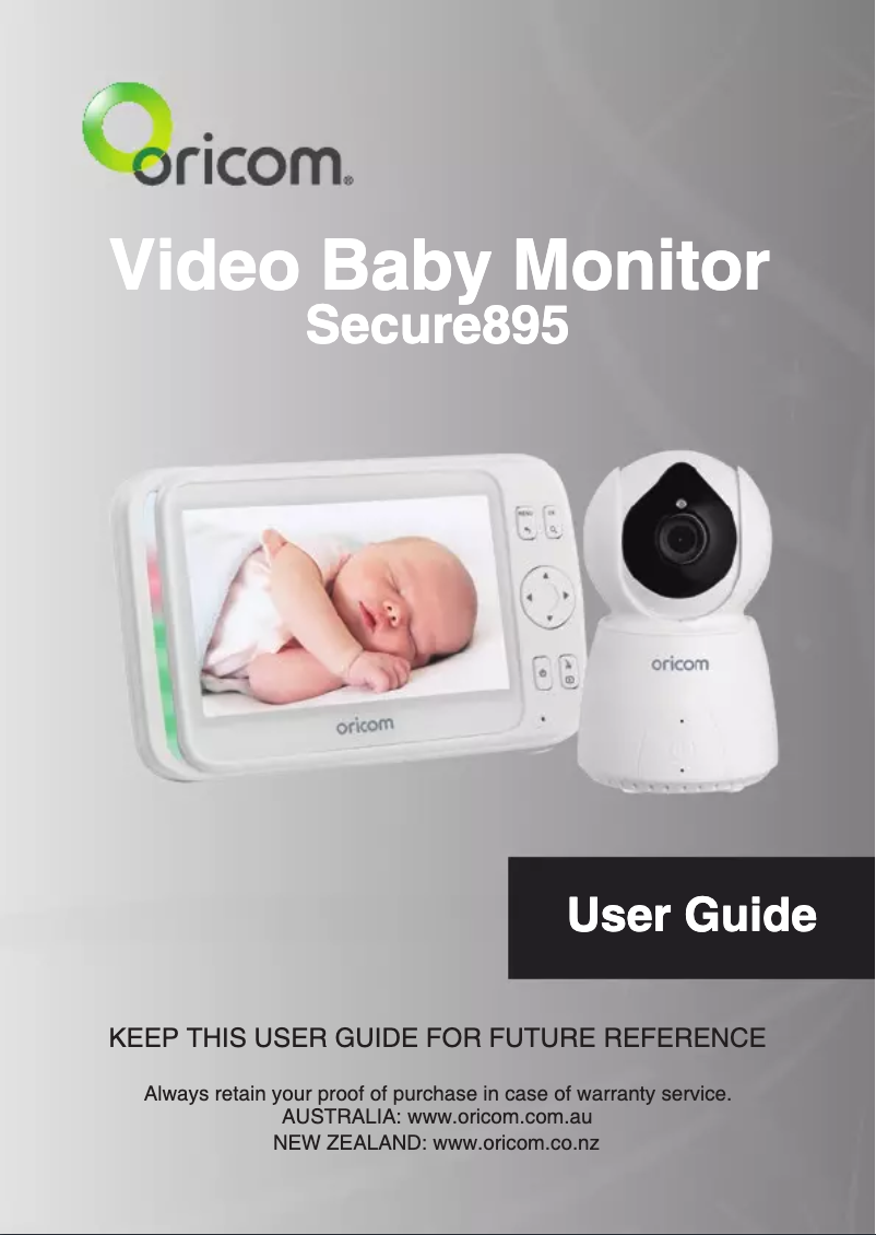 Página 1 del manual Manual de usuario Oricom Secure 895