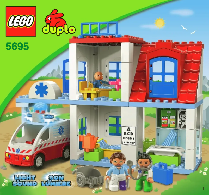 Page 1 de la notice Manuel utilisateur Lego Duplo 5695