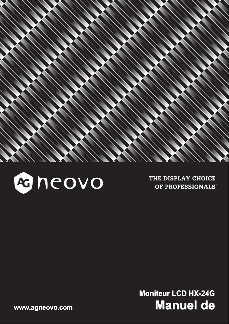 Página 1 del manual Manual de usuario AG Neovo HX-24G