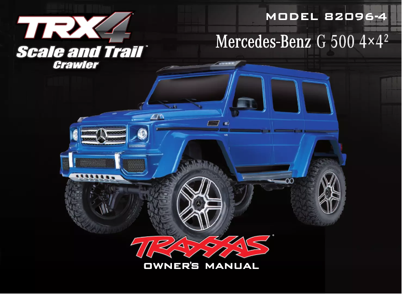 Page 1 de la notice Manuel utilisateur Traxxas Crawler TRX-4