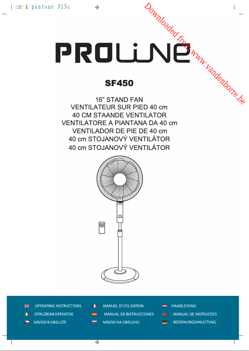 Página 1 del manual Manual de usuario Proline SF 450