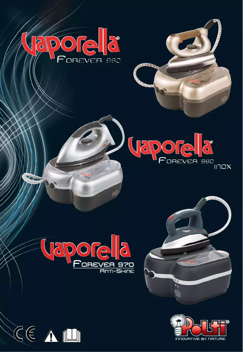 Page 1 de la notice Manuel utilisateur Polti Forever 970 Anti-Shine