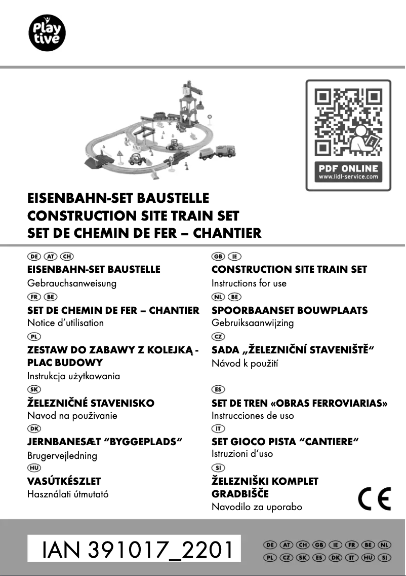 Page 1 de la notice Manuel utilisateur Playtive IAN 391017