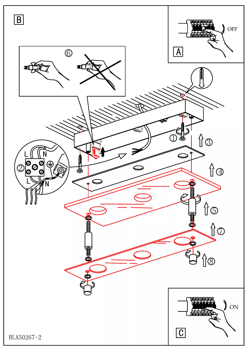 Page 1 de la notice Manuel utilisateur Eglo Fres