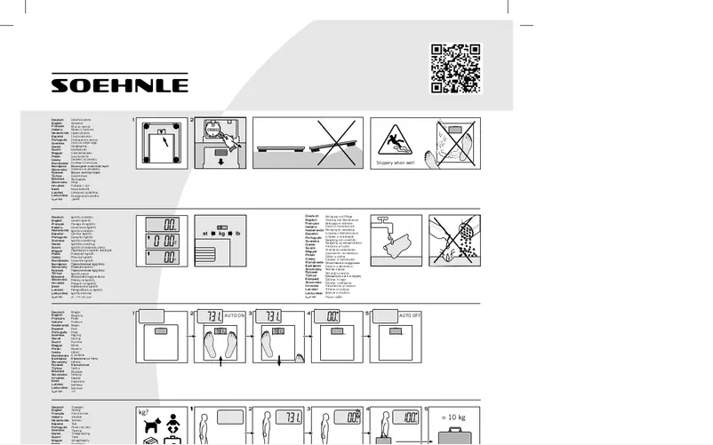 Page 1 de la notice Manuel utilisateur Soehnle 63837 3