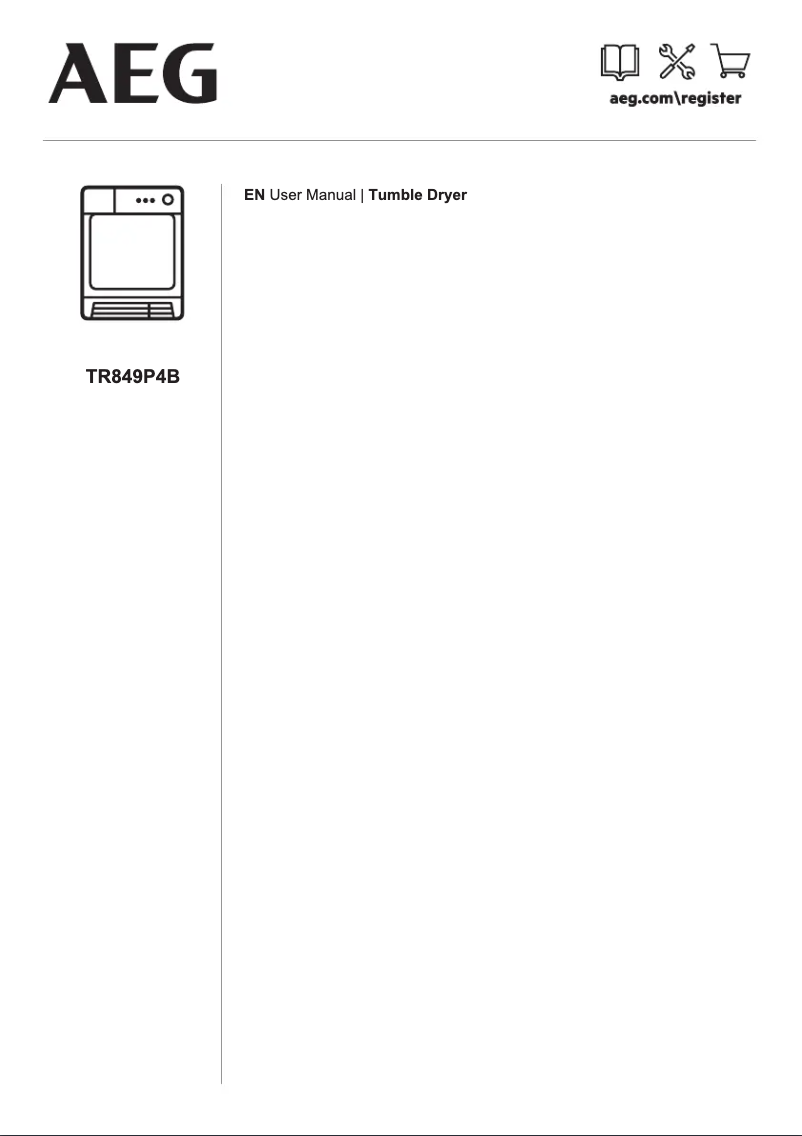 Página 1 del manual Manual de usuario AEG TR849P4B