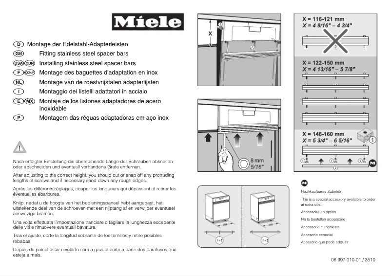 Page 1 de la notice Manuel utilisateur Miele G 4420 SCi