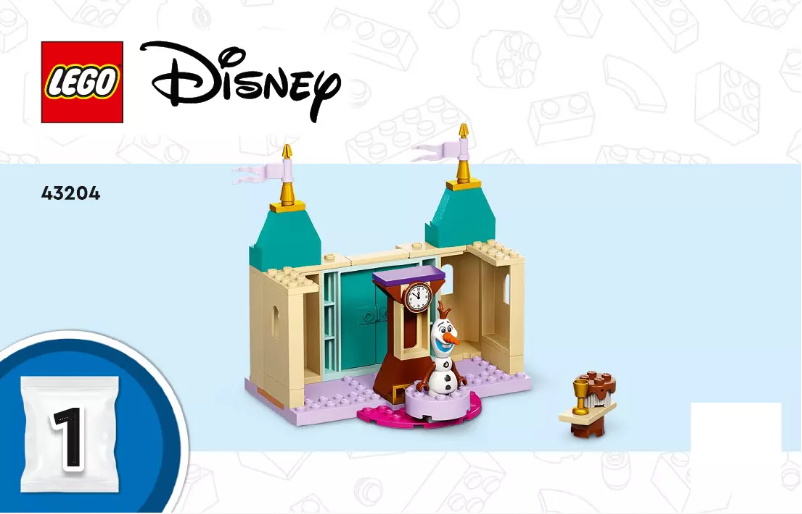 Page 1 de la notice Manuel utilisateur Lego Disney 43198