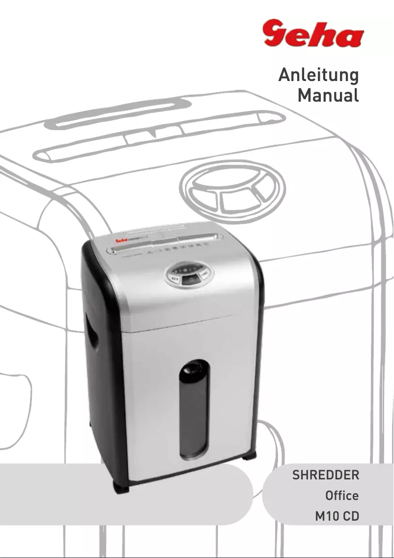 Page 1 de la notice Manuel utilisateur Geha Office M10 CD