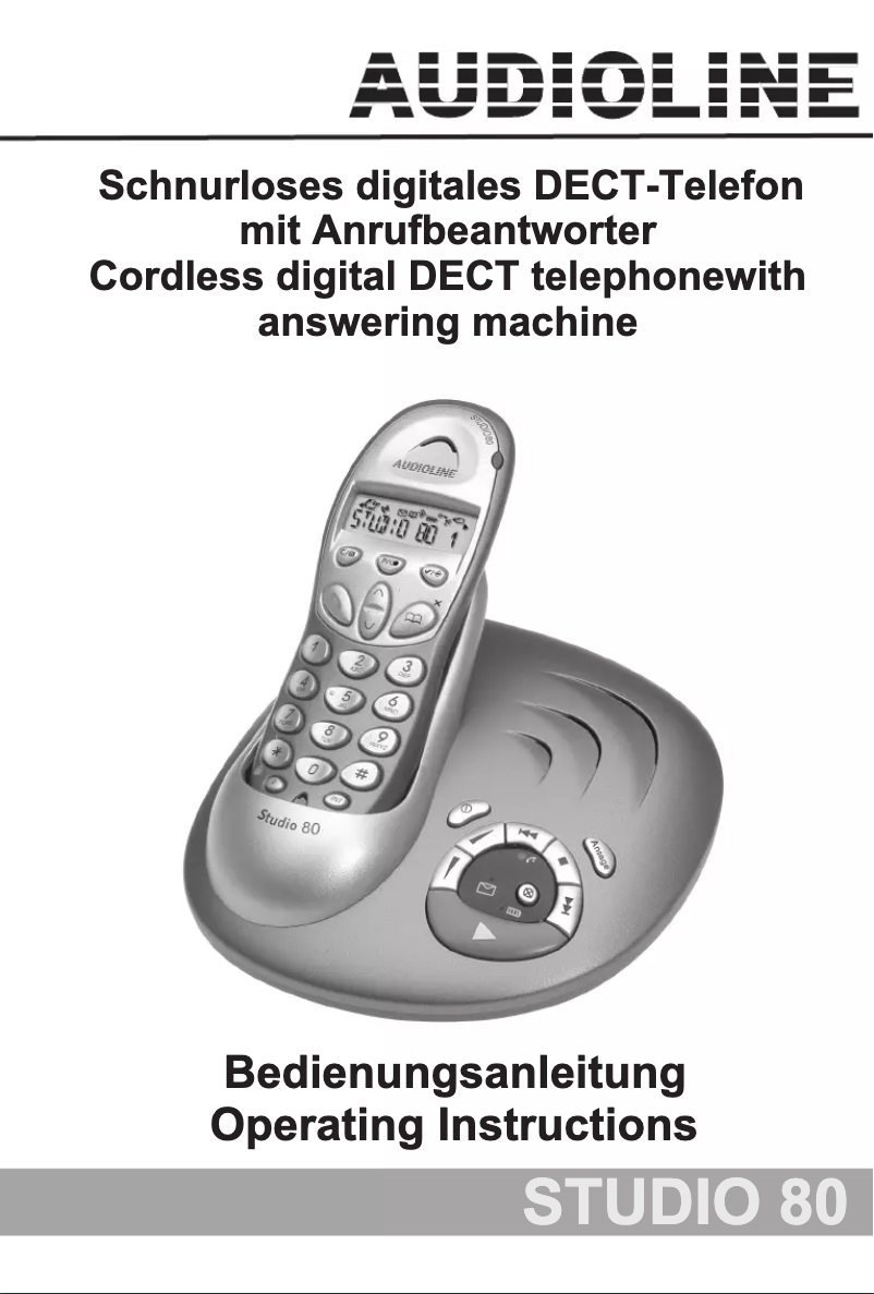 Página nº 1 - Manual de usuario Audioline STUDIO 80