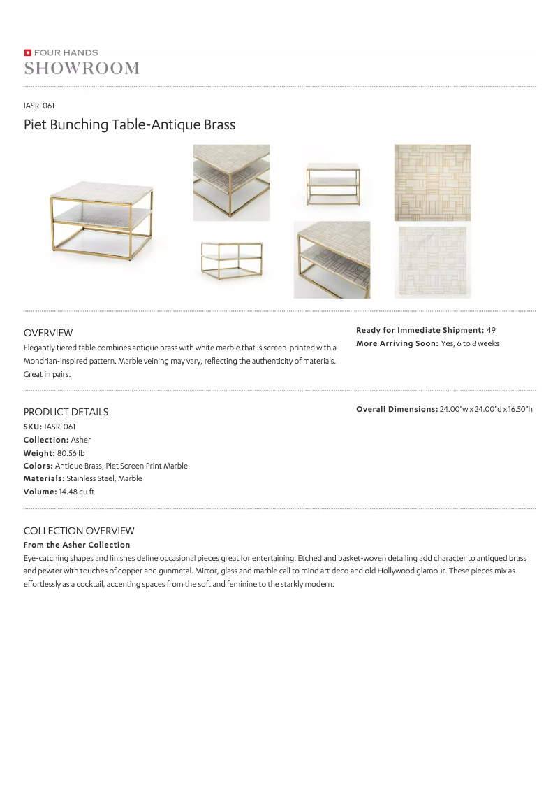 Page 1 de la notice Manuel utilisateur Four Hands IASR-061