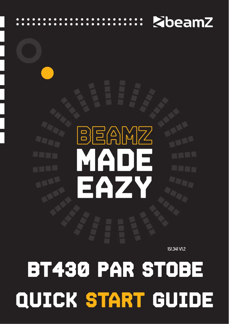 Page 1 de la notice Guide de démarrage rapide BeamZ BT430