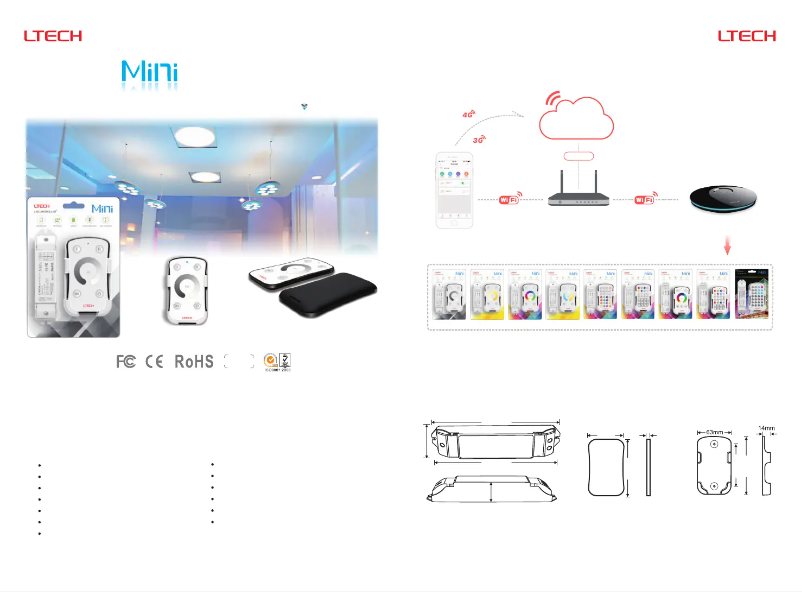 Page 1 de la notice Manuel utilisateur Ltech CHLSC14