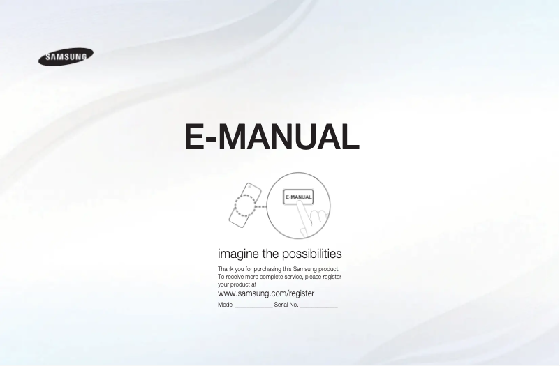 Página 1 del manual Manual de usuario Samsung LA40D550K7R