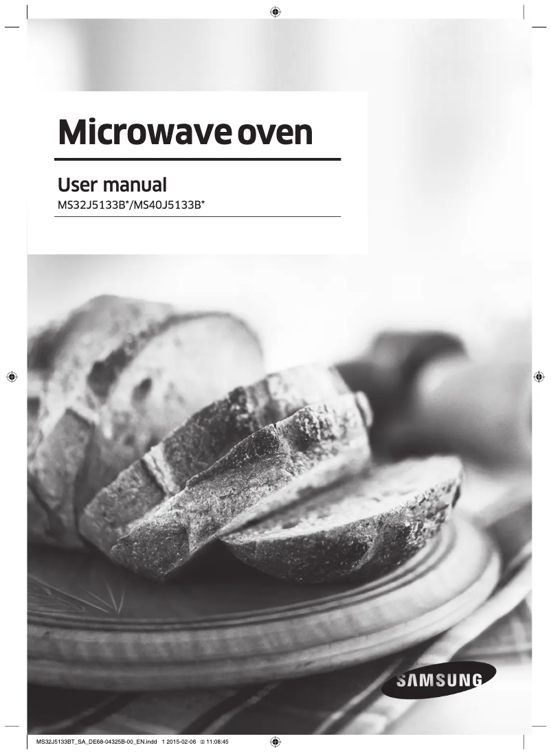 Página 1 del manual Manual de usuario Samsung MS40J5133BT