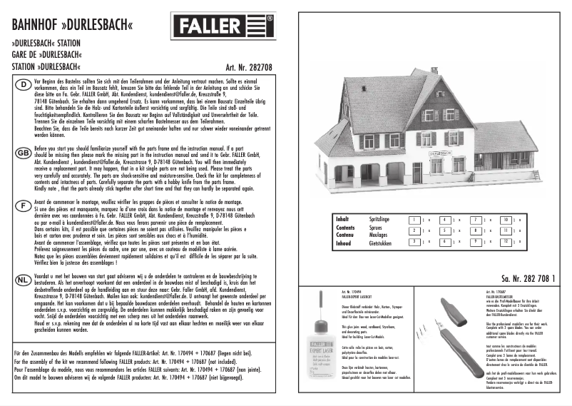 Image de la première page du manuel de l'appareil 282708