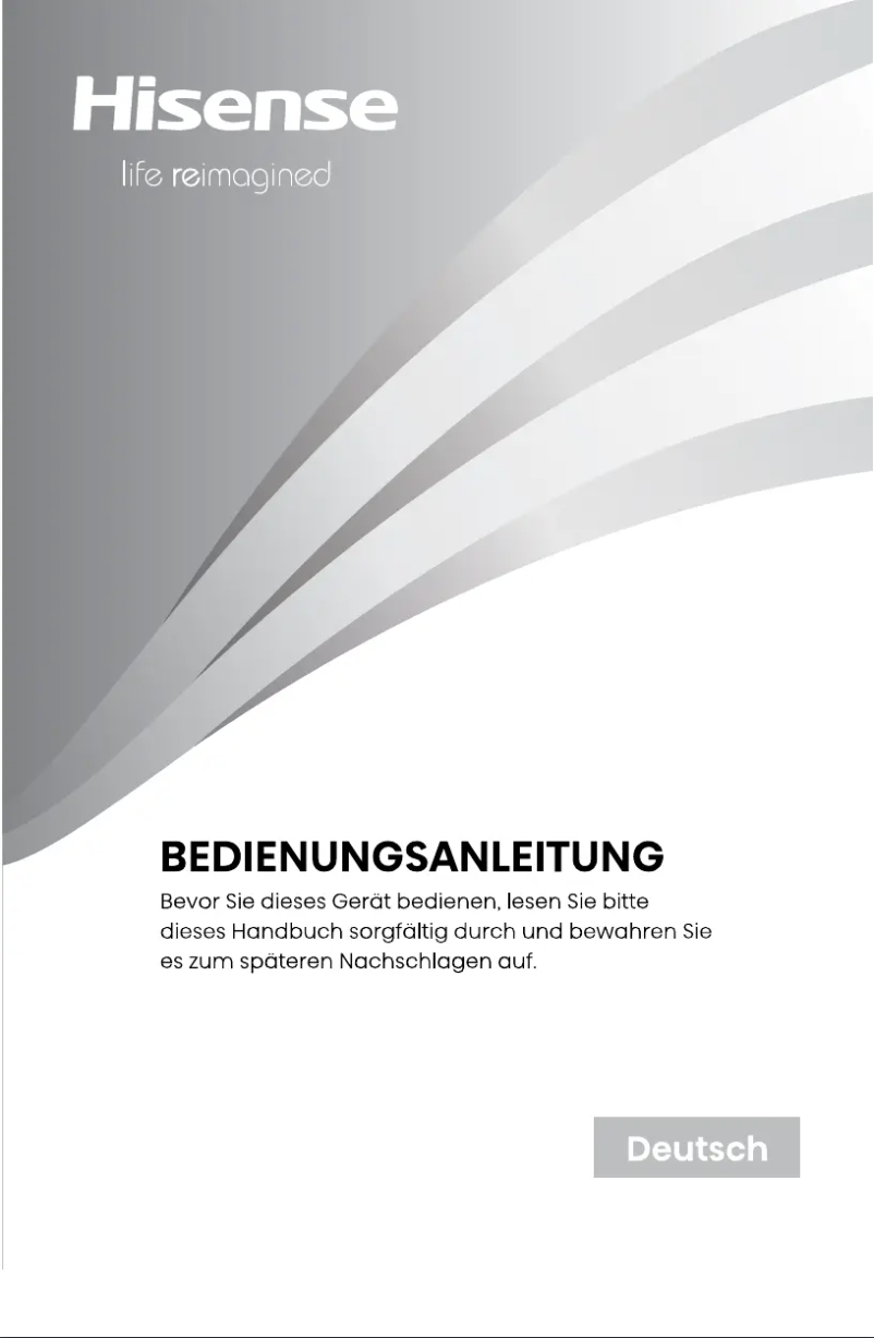 Page 1 de la notice Manuel utilisateur Hisense RQ758N4SBSE