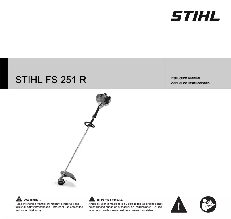 Page 1 de la notice Manuel utilisateur Stihl FS 251 R